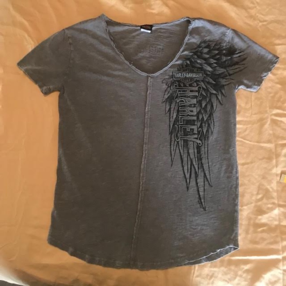 Harley Davidson HILLBILLY GAITLINBURG, TN VNECK TSHIRT SZ. M